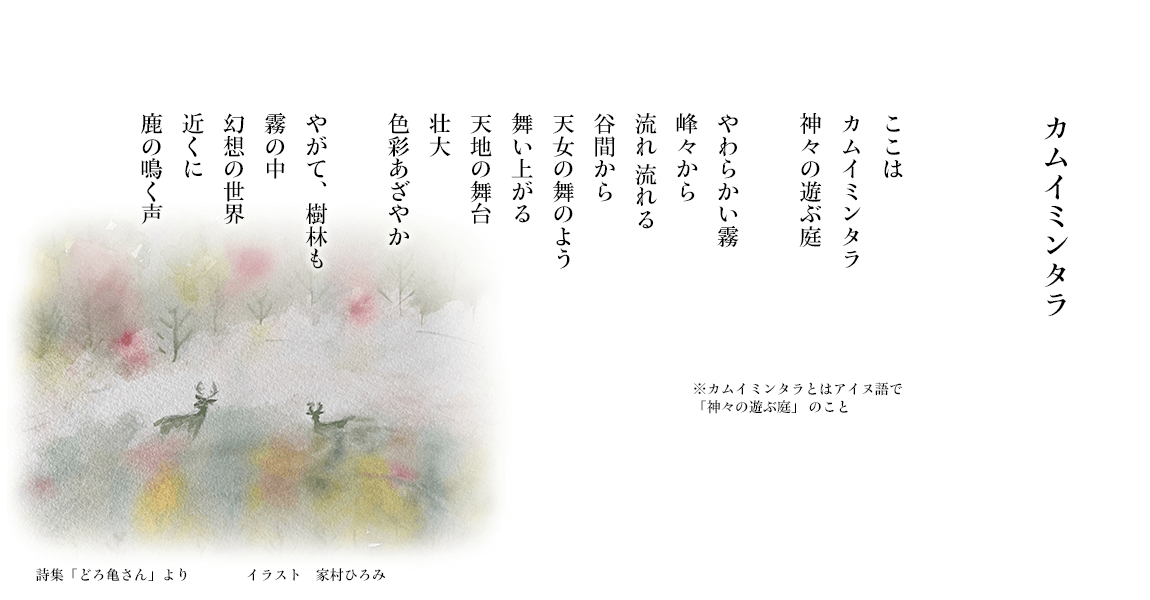 【カムイミンタラ】詩集「どろ亀さん II」より